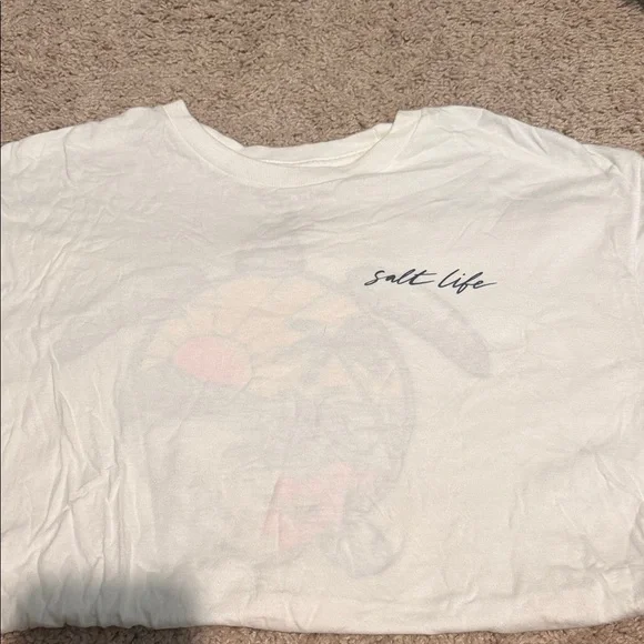 Salt Life Tee with Sea Turtle Graphic - Picture 2 of 3